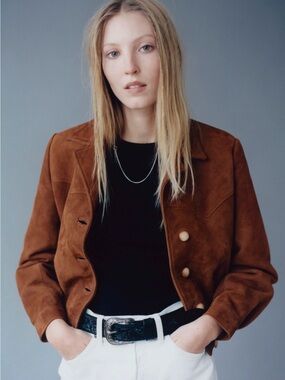 Re/Done Suede Western Jacket